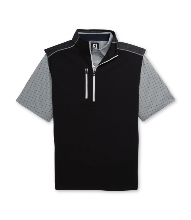 FOOTJOY 1/4 ZIP HEATHER BLOCKED VEST