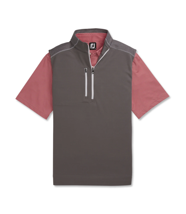 FOOTJOY 1/4 ZIP HEATHER BLOCKED VEST