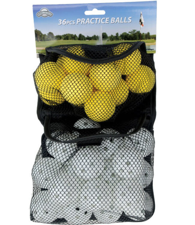 36 PRACTICE BALLS (FOAM/PERFORATED)