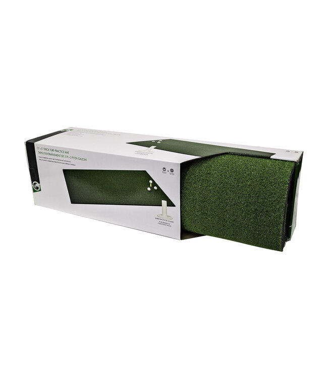 THICK TURF PRACTICE HITTING MAT 3' X 5'