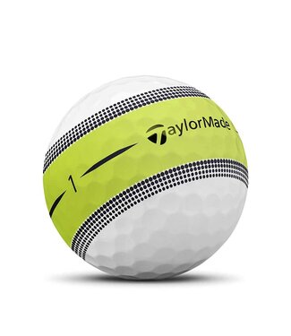 Taylormade TAYLORMADE TOUR RESPONSE LIME STRIPE GOLF BALLS