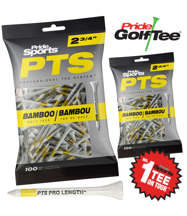 Pride-Sports PTS GOLF TEES 2 3/4'' PROLENGTH 100 PACK WHITE