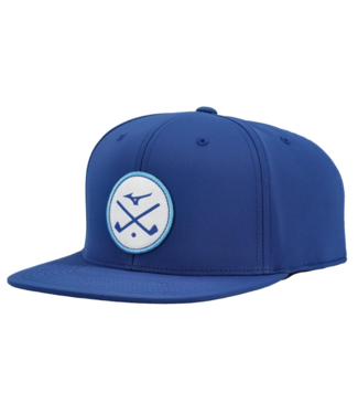 Mizuno MIZUNO CROSSED CLUBS SNAPBACK GOLF HAT BLUE