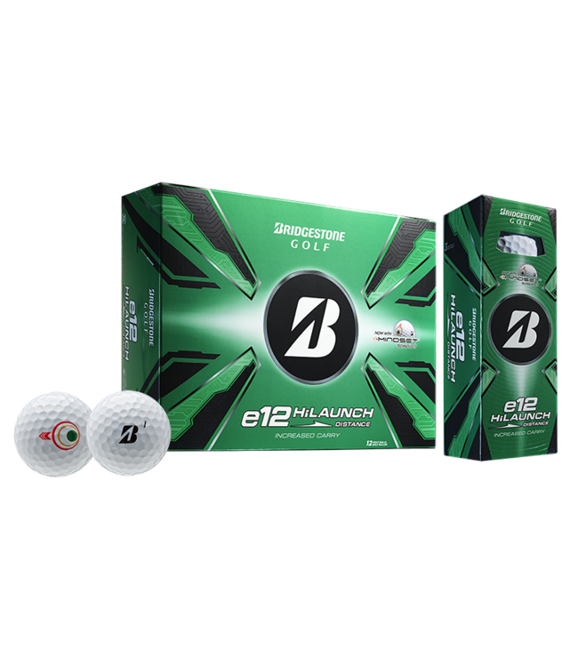 BRIDGESTONE E12 HI LAUNCH GOLF BALLS