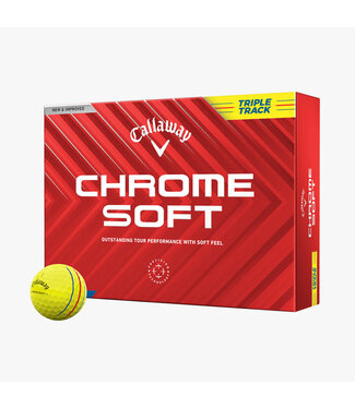 Callaway CALLAWAY CHROME SOFT TRIPLE TRACK YELLOW