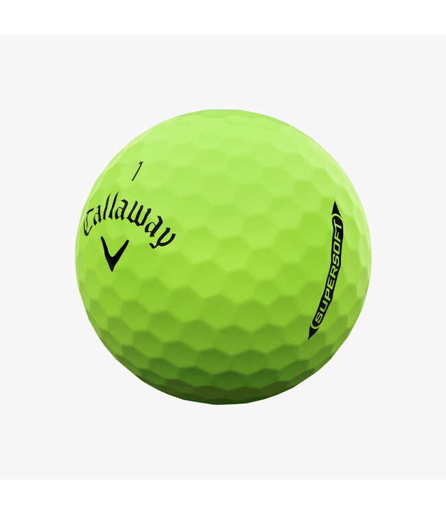 CALLAWAY SUPERSOFT GREEN MATTE GOLF BALLS