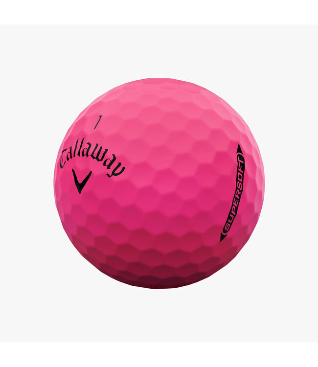 SUPERSOFT MATTE PINK GOLF BALLS