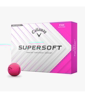 Callaway SUPERSOFT MATTE PINK GOLF BALLS