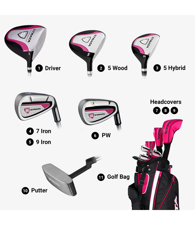 WOMENS STRATA 11 PIECE COMPLETE SET