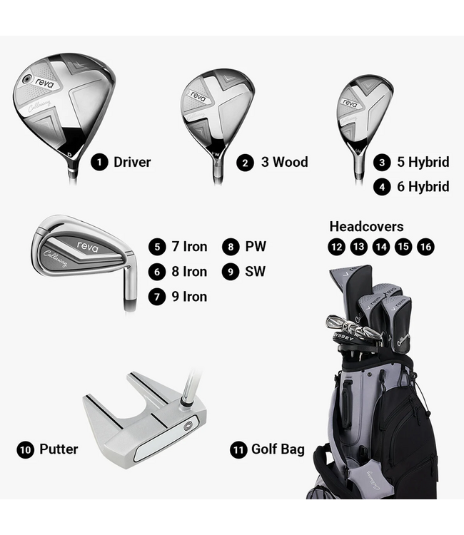 WOMENS REVA STAND BAG COMPLETE SET