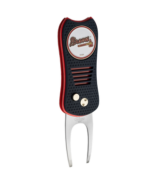 ATLANTA BRAVES DIVOT TOOL AND BALL MARKER
