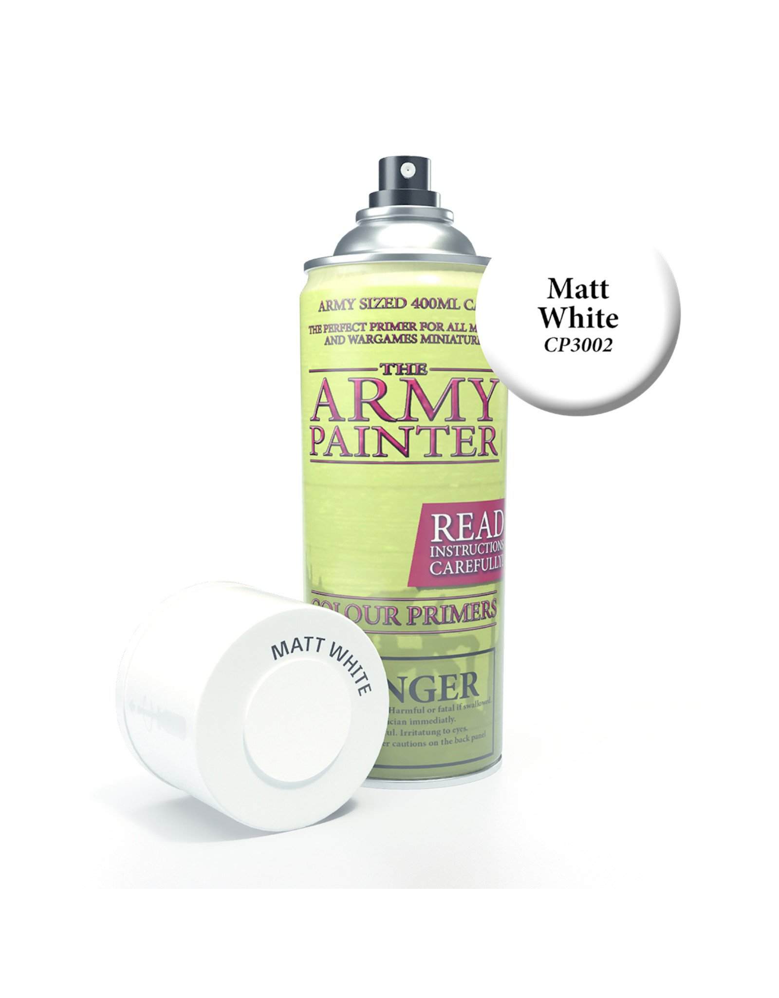 Army Painter TAP Primer - Matt White Spray - Heretic Games