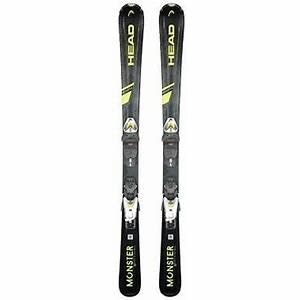 2020 HEAD MONSTER SLR JR. SKIS W/SLR 7.5 AC BINDINGS
