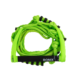 RONIX RONIX Silicone Bungee Surf Rope-11 in. Handle w/ 25ft 4-Sect. Rope