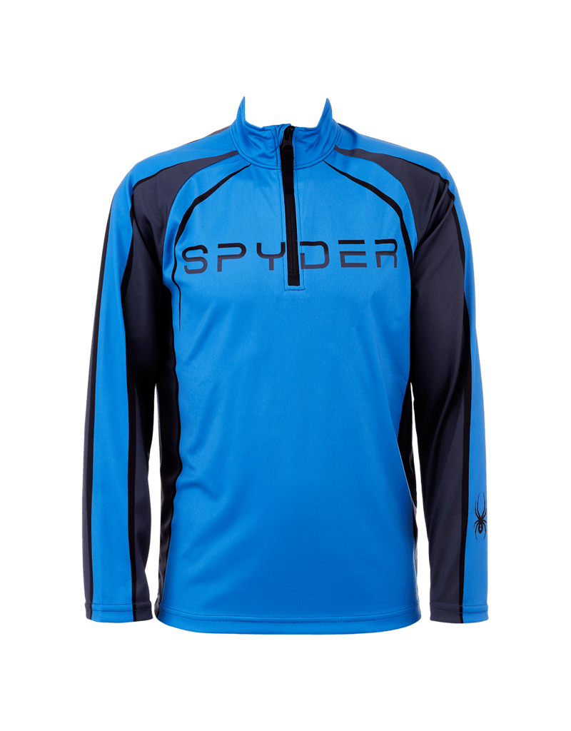 SPYDER SPYDER JR BOY DOWNHILL ZIP T-NECK