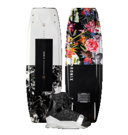 RONIX 2023 RONIX QUARTER TIL MIDNIGHT W/ HALO WOMEN'S WAKEBOARD PACKAGE