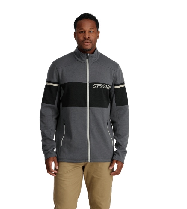 Spyder Men's Speed Fleece – Lightweight Half Zip Midlayer for
