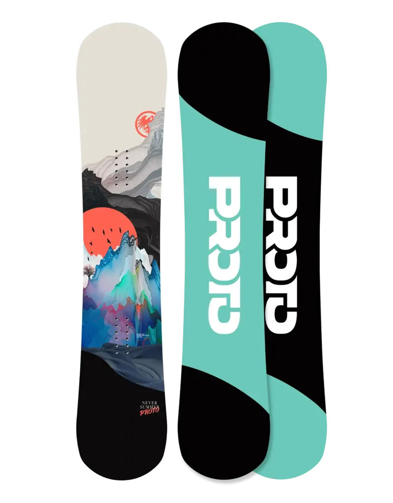 2024 NEVER SUMMER WOMEN'S PROTO SYNTHESIS SNOWBOARD SPORTS LTD