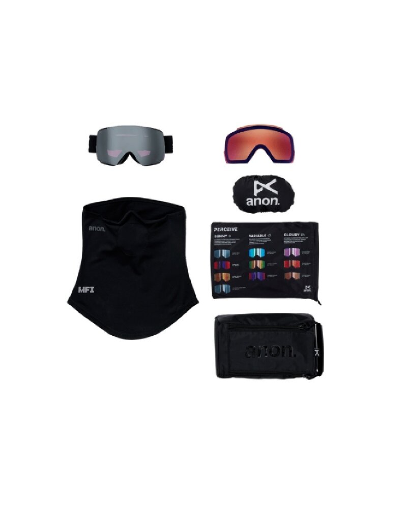 ANON Anon M5 Low Bridge Snow Goggles + Face Mask