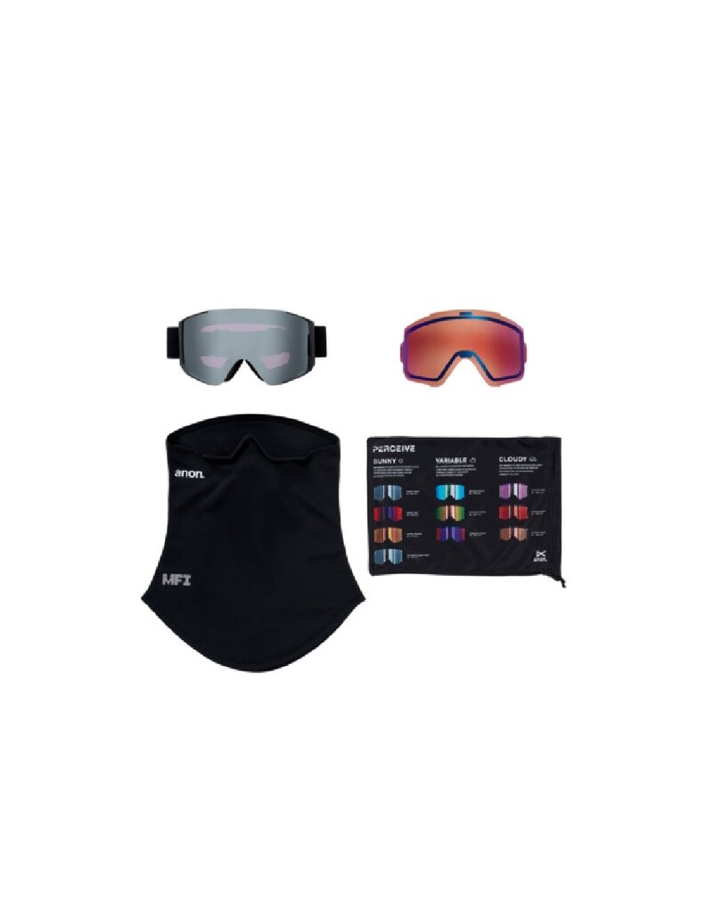 ANON Anon Sync Low Bridge Snow Goggles + Face Mask