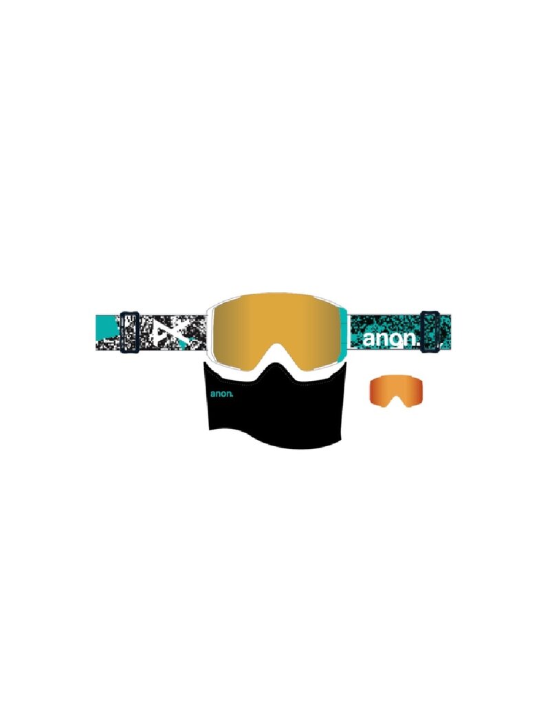 ANON Anon Sync Low Bridge Snow Goggles + Face Mask