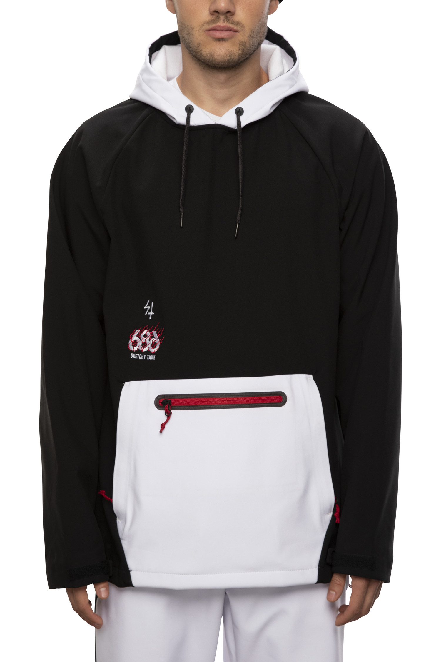 sketchy tank zip up hoodie