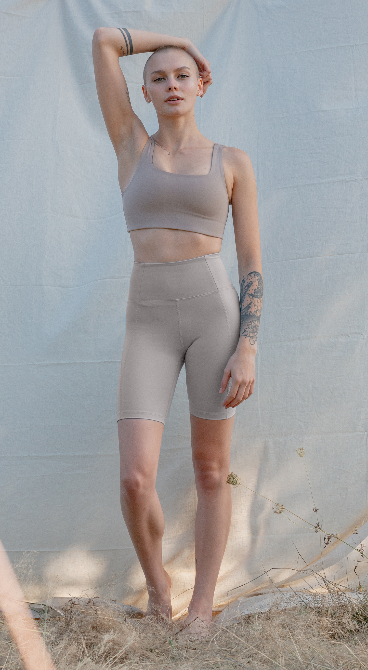 girlfriend collective high waist bike shorts