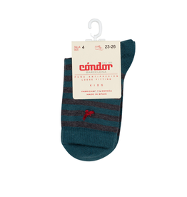 Condor Condor Striped Sock w/ Embroidered Condor 3844/4