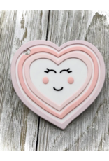 Little Cheeks Silicone Teether Heart