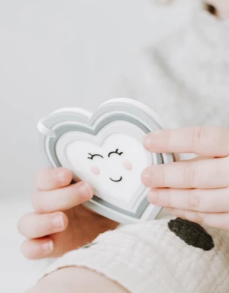 Little Cheeks Silicone Teether Heart