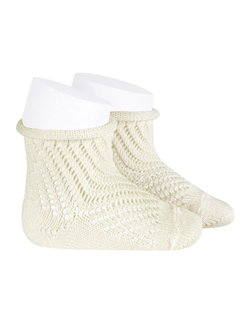 Condor Condor Net Crochet Sock w/Rolled Cuff 2508/4