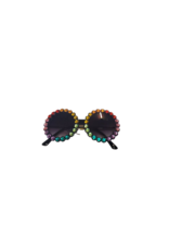 Bari Lynn Bari Lynn Fully Crystallized Round Sunglasses