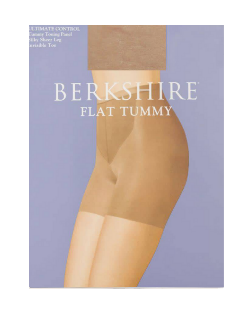 Berkshire Berkshire Flat Tummy Sheer Toe Pantyhose - 8116  DC