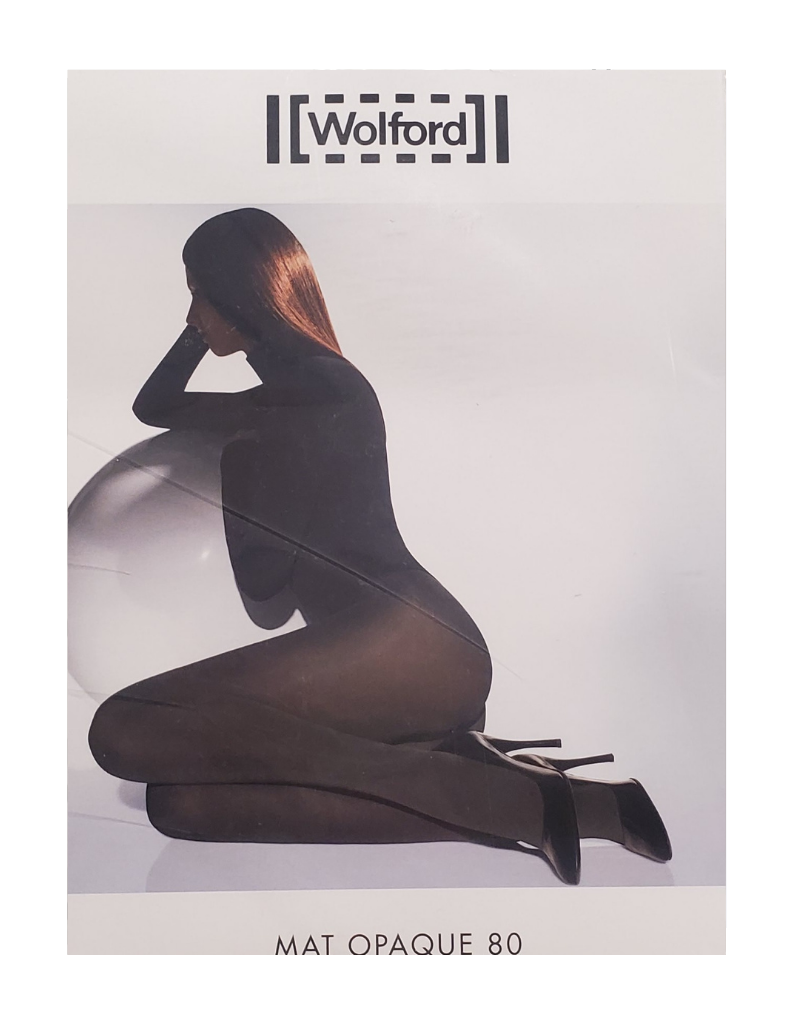 WOLFORD Mat Opaque 80 Leggings in Black