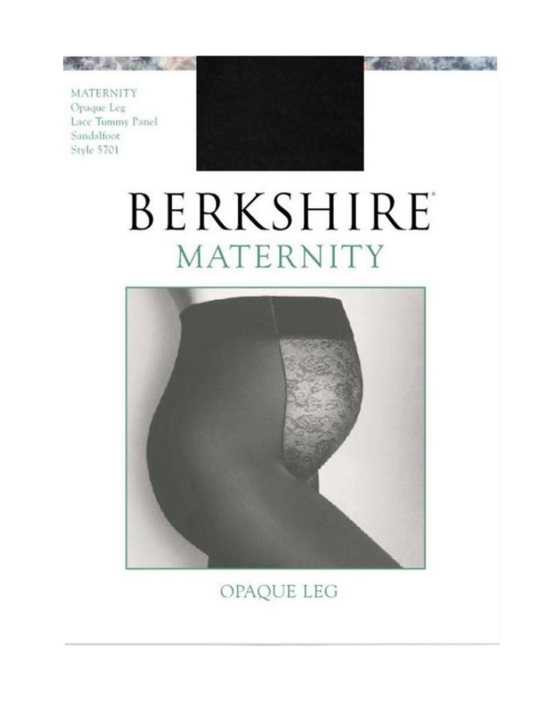 Opaque Maternity Tights - Black