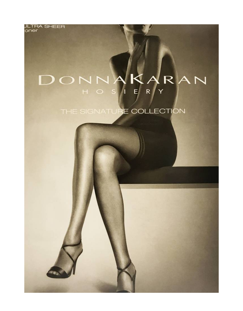 Donna Karan Luxe Collection Opaque Satin Control Top Tights