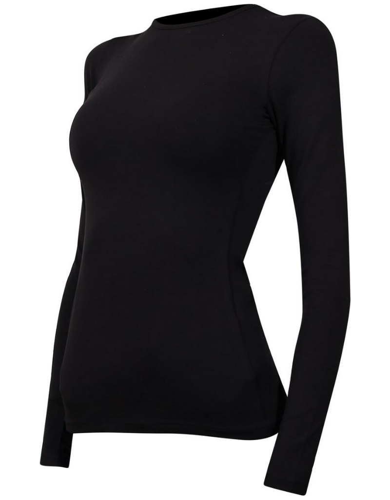 Avanti Luxury Modal Long Sleeve Shell - Tiptoe Boutique