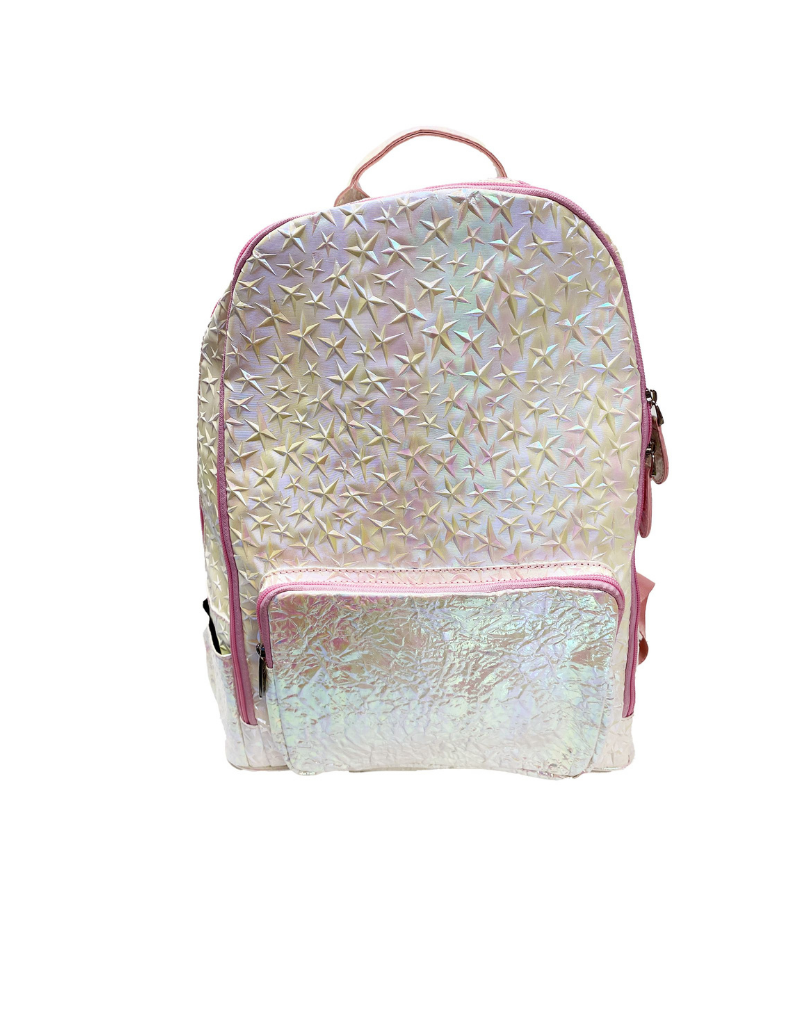 Bari Lynn Bari Lynn Stars  Embroidered Backpack