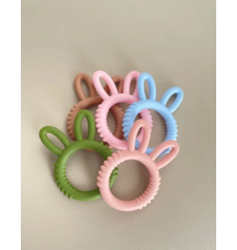 Three Hearts Three Hearts Silicone Bunny Teething Ring