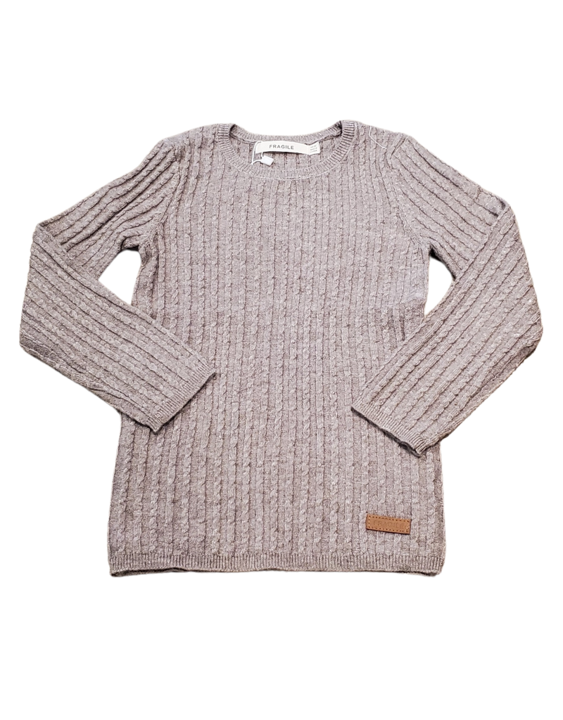 Fragile Fragile Infant  Cable Rib Knit Top