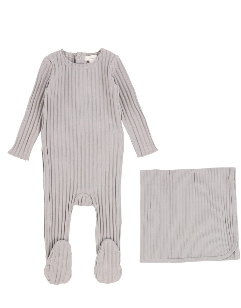 Lil legs Wide Rib Footie - Tiptoe Boutique