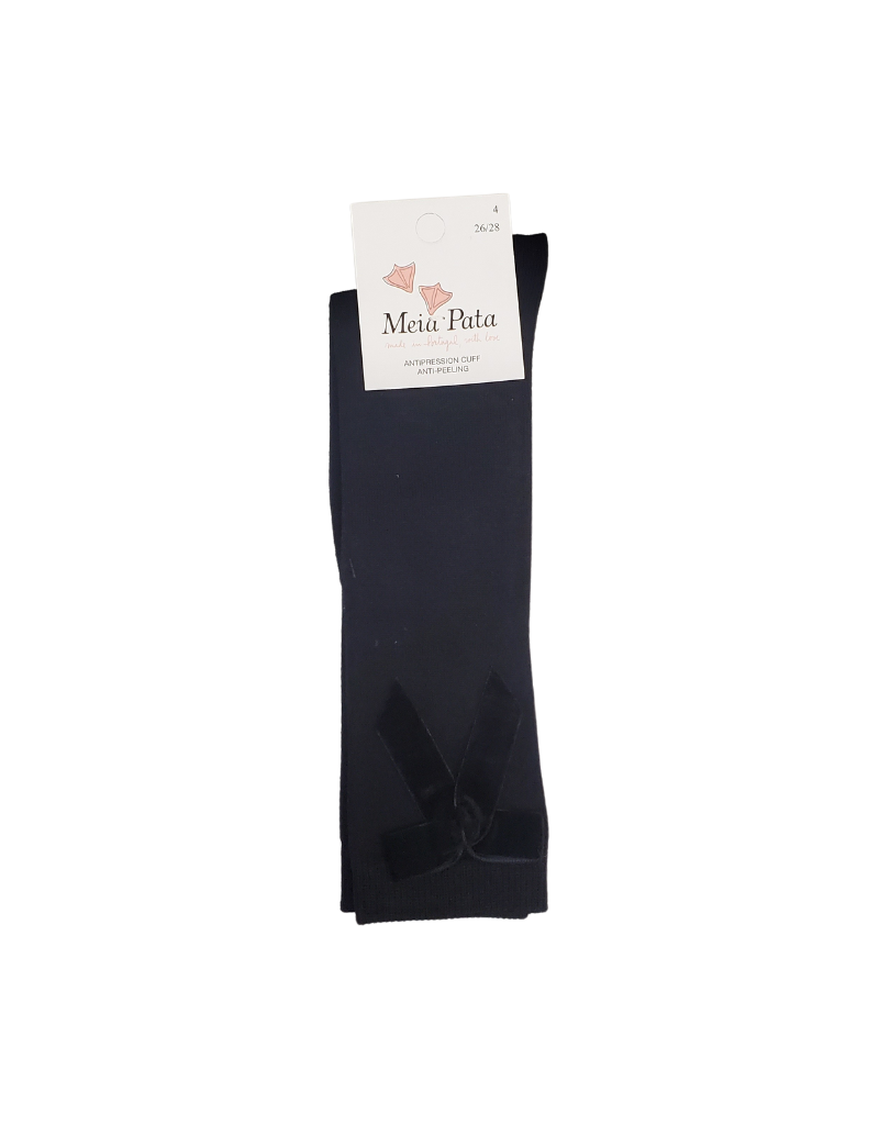 Meia pata Meia Pata Knee Socks  Velvet Bow-1004M