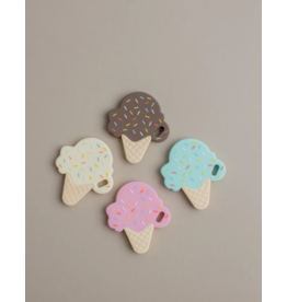 Three Hearts Three Hearts Ice Cream Silicone Teether