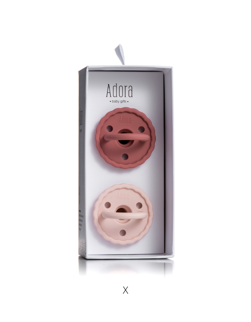 Adora Adora Scalloped Pacifier Set