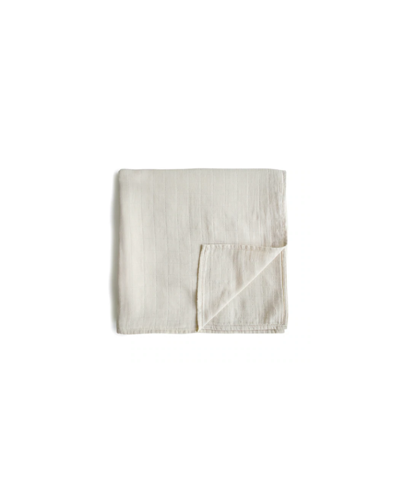 Mushie Mushie Muslin Swaddle Blanket Organic Cotton