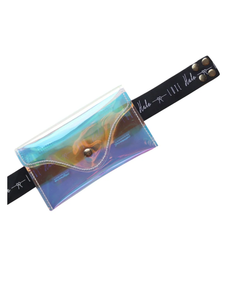 Halo Luxe Halo Luxe Holographic Logo Belt