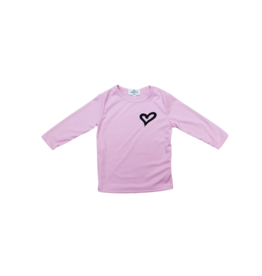 SLS Apparel SLS Apparel Heart Ribbed Shirt