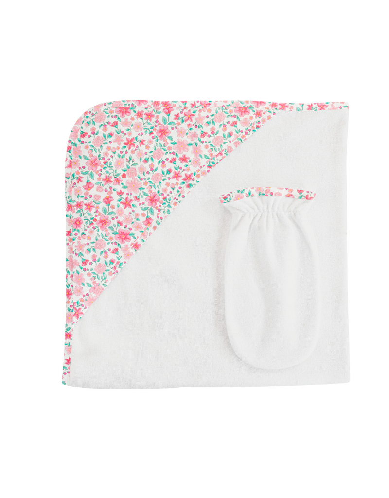 Baby Club Chic Baby Club Chic Hooded Towel with Mitt