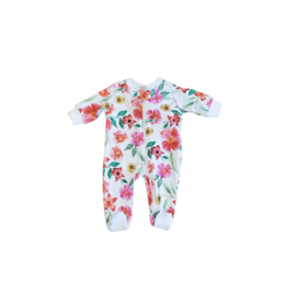 Baby Club Chic Baby Club Chic Tropical Flowers Footie