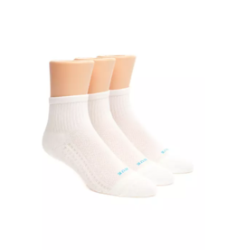 Hue Hue Air Cushion Mini Crew Top Socks 3pk -U12802